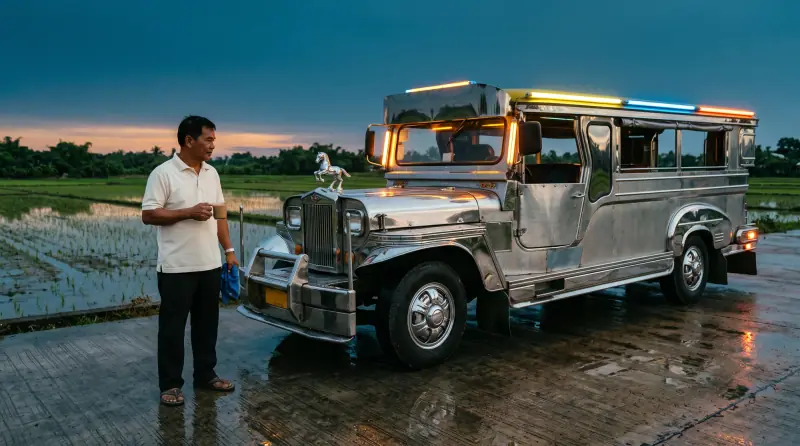 Banaag — Custom jeepney body shop — the vehicle is the lamp