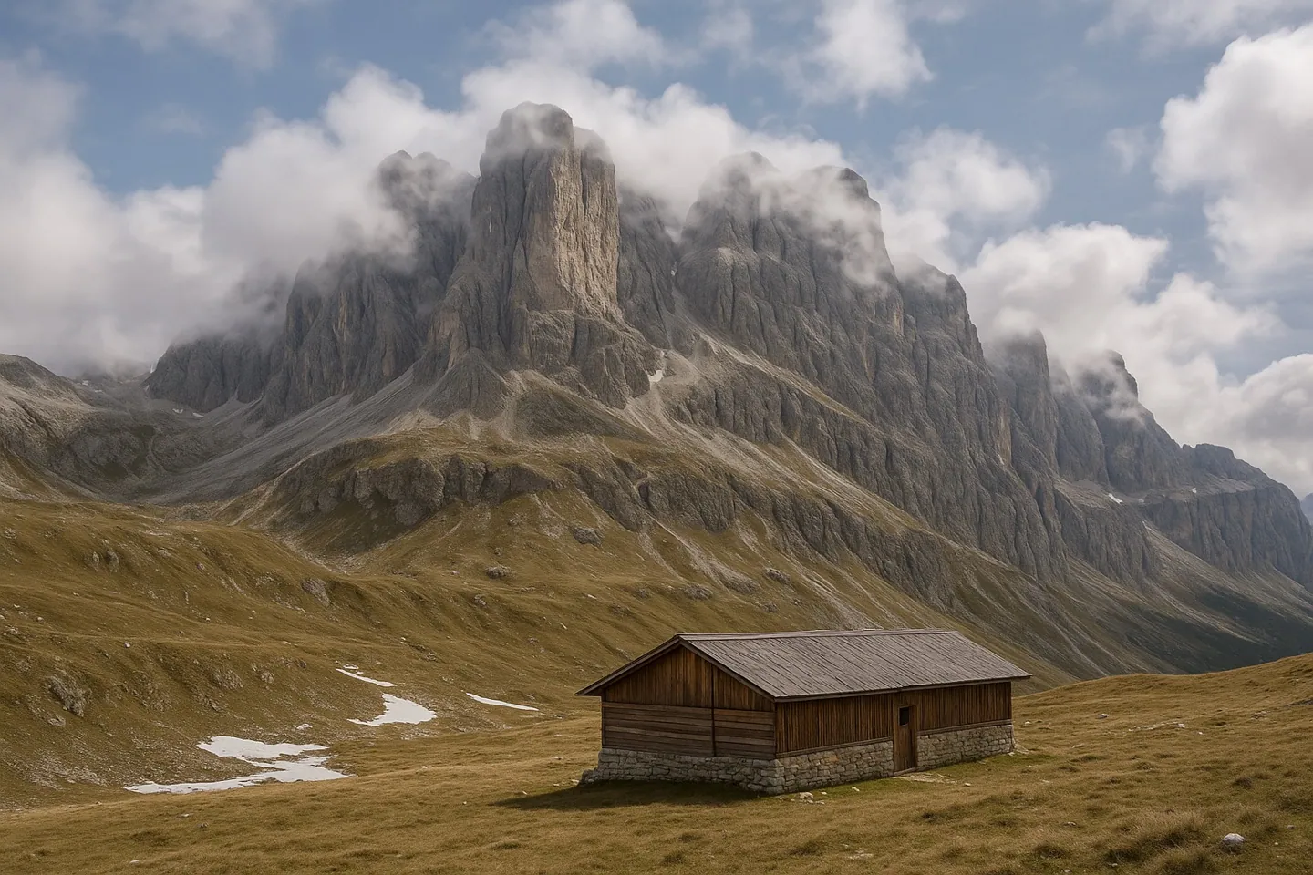 Larès — Mountain refuge, rooms by altitude and weather, Val Gardena, Dolomites