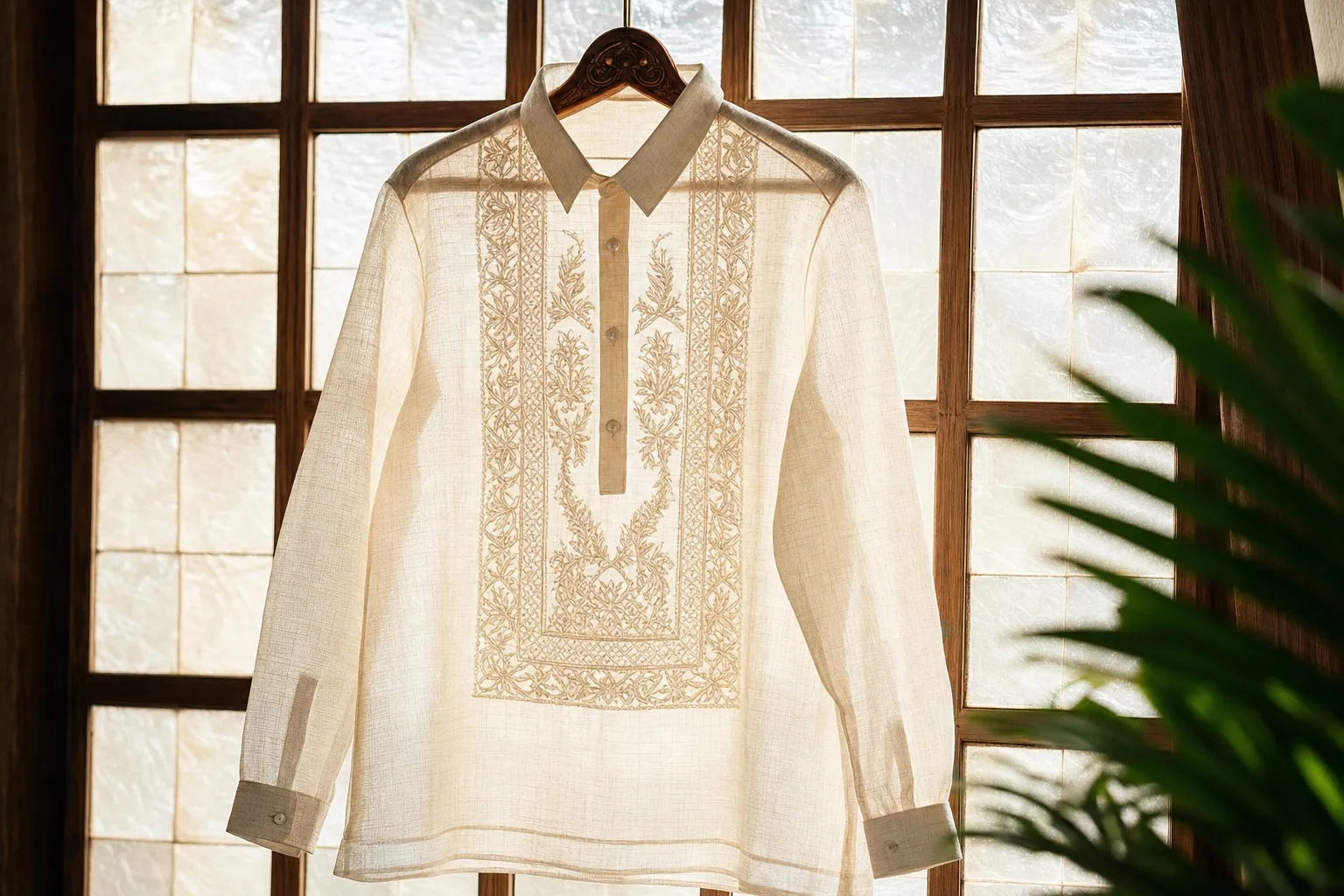 Nipis — Bespoke barong Tagalog — piña and jusi to commission, Lumban, Laguna